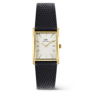 Daniel Wellington Bound Black Lizard Wit Guilloché Unisex Horloge DW00100899