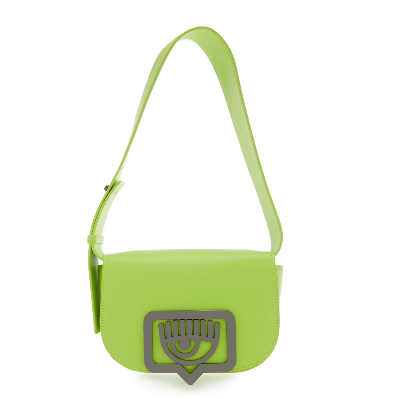 Chiara Ferragni Eyelike Green Shoulder Bag 75SB4BB9-ZS517-109