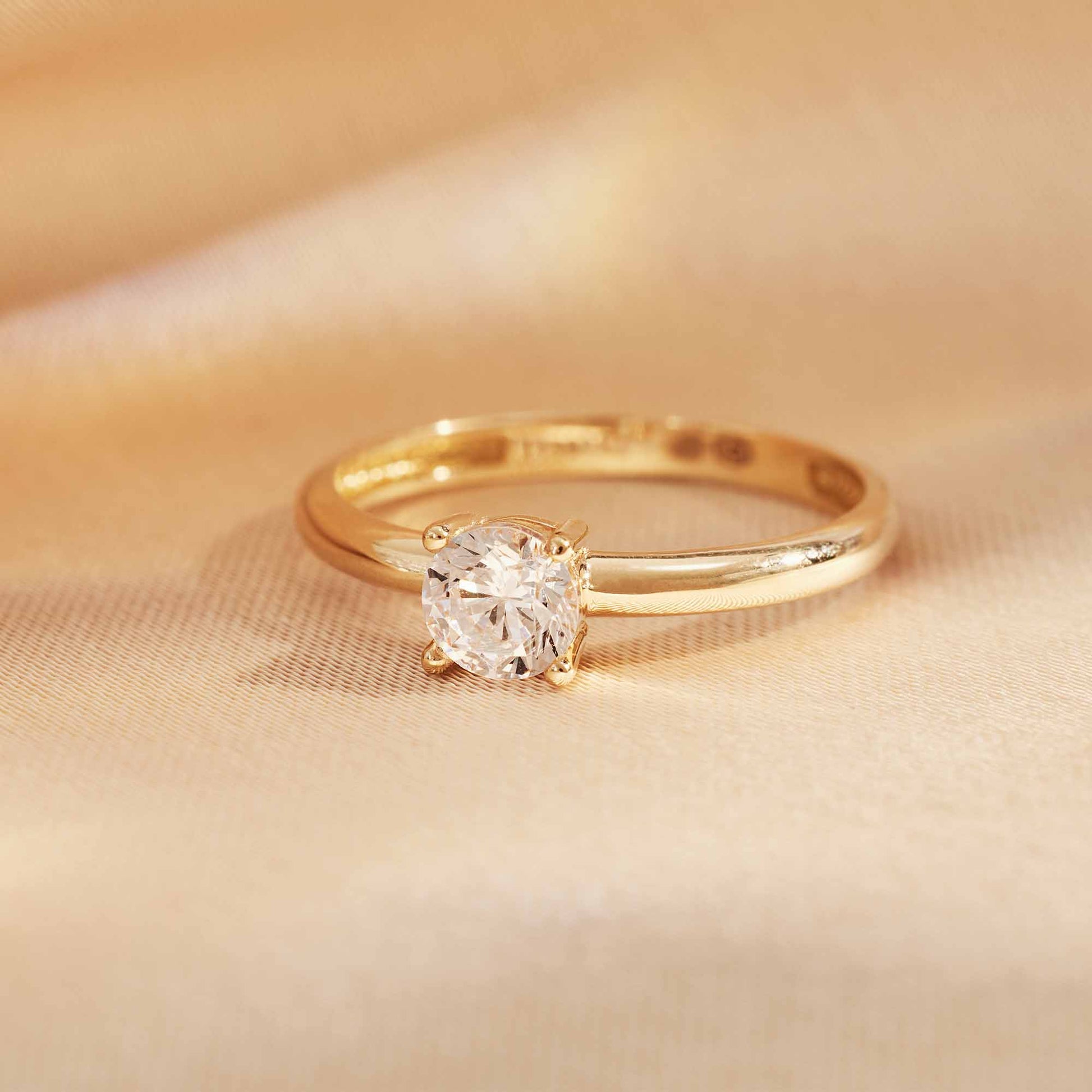 Isabel Bernard Le Marais Soleil 14 Carat Gold Ring IB330068-50 (size: 50)