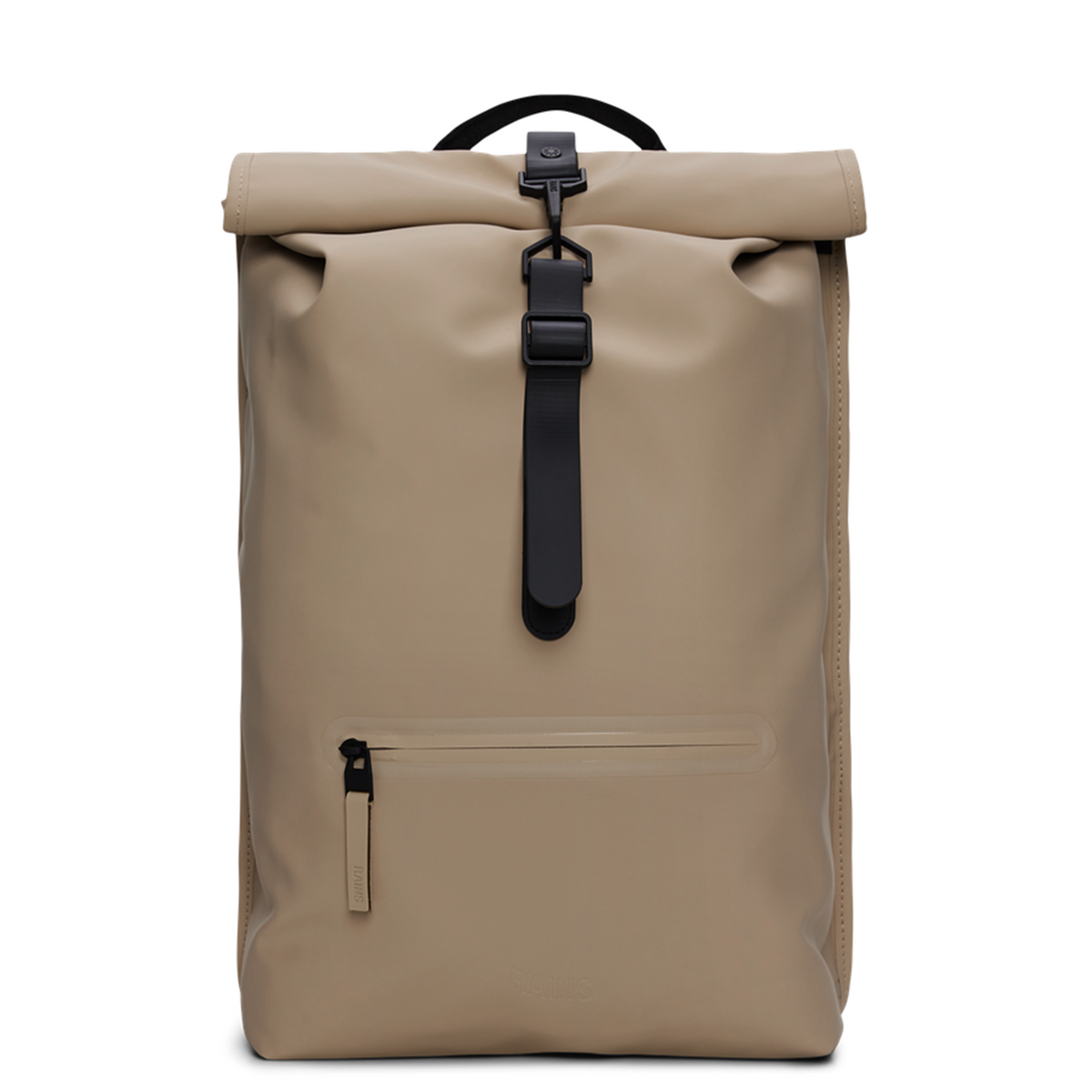 Rains Beige Rolltop Backpack R13320-133