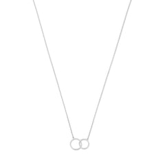 Isabel Bernard Saint Germain Loulou 14 Carat White Golden NecklacewithRingetjes IB340069