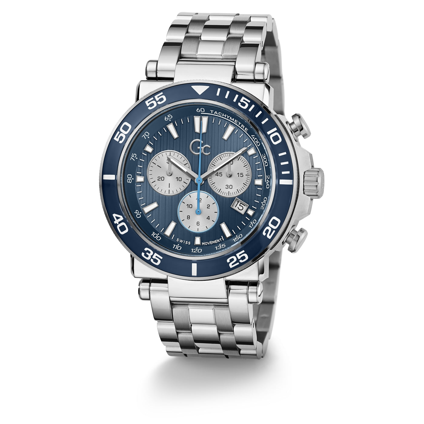 Gc Watches One Sport Silver Watch Z14011G7MF