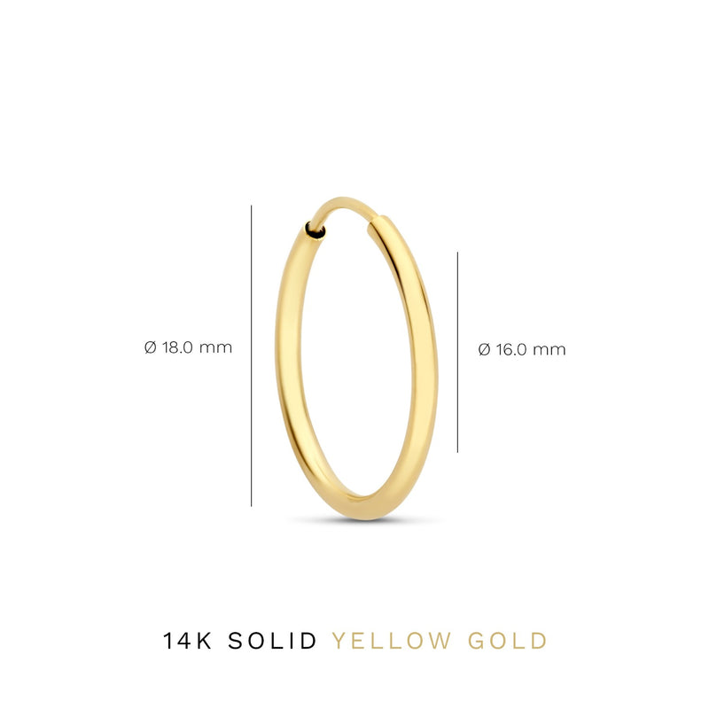 Isabel Bernard Cadeau d'Isabel 14 karaat gouden oorbellen set IB90075-zoom-