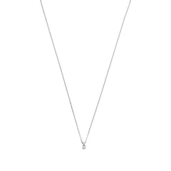 Isabel Bernard De la Paix Céline 14 Carat Whitegold Necklace | diamond 0.05 ct | IBD350004