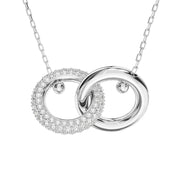 Swarovski Dextera Silver-coloured Pendant 5670251 (Length: 38.00 - 45.00 CM)