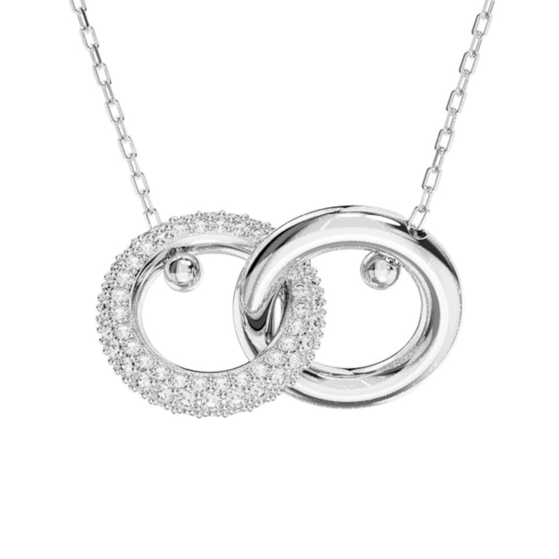 Swarovski Dextera Silver-coloured Pendant 5670251 (Length: 38.00 - 45.00 CM)-zoom-