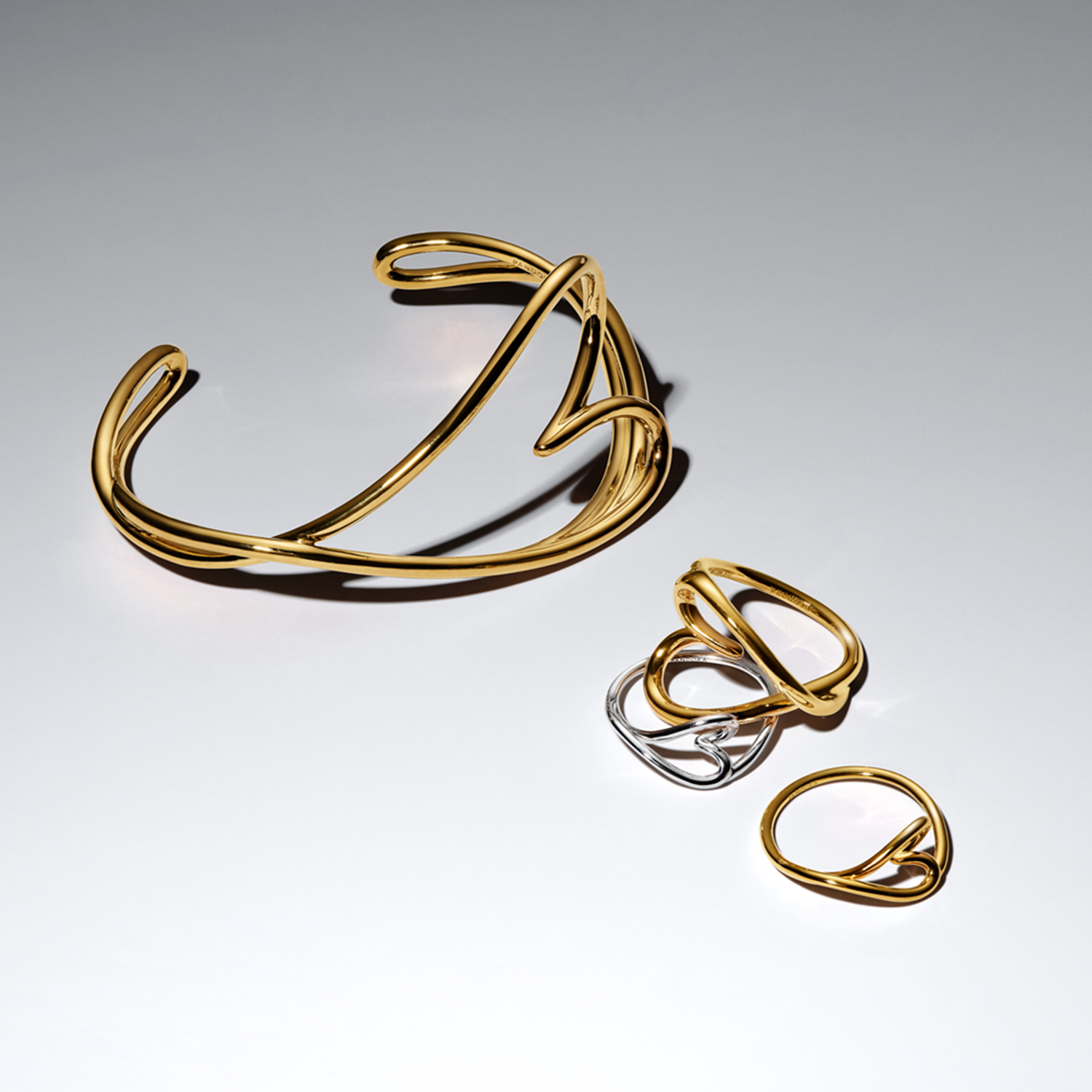 Pandora Essence 925 Sterling Silver Organically Shaped Small Heart Ring 194361C00-54