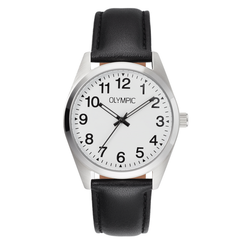 Olympic Marcel Zilverkleurig Herenhorloge OL89HSL061-zoom-