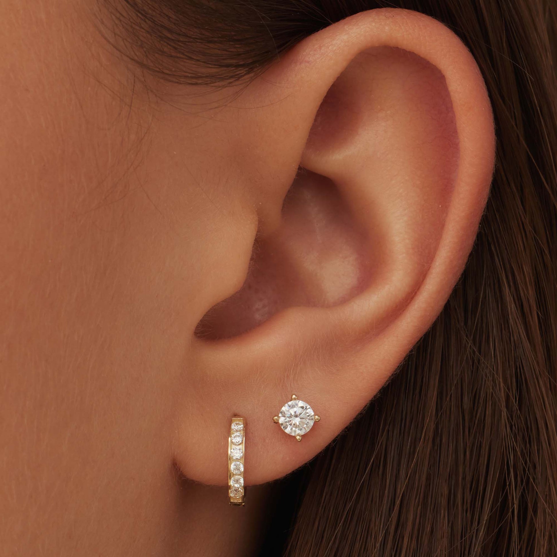 Isabel Bernard Cadeau d'Isabel 14 Carat Golden Earparty giftset IB90054