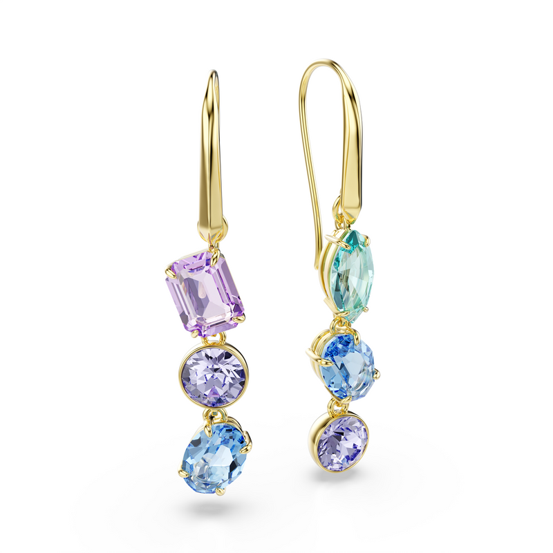 Swarovski Gema Gold Plated Earrings 5747917-zoom-