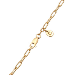 Elli 925 Sterling Silver Necklace Gold plated with Quartz 2004-BF-0008133-001