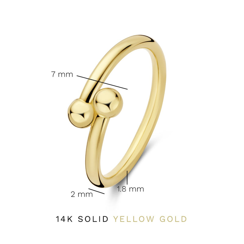 Isabel Bernard Monceau Mirell 14 Karaat Gouden Ring IB330101-48-zoom-