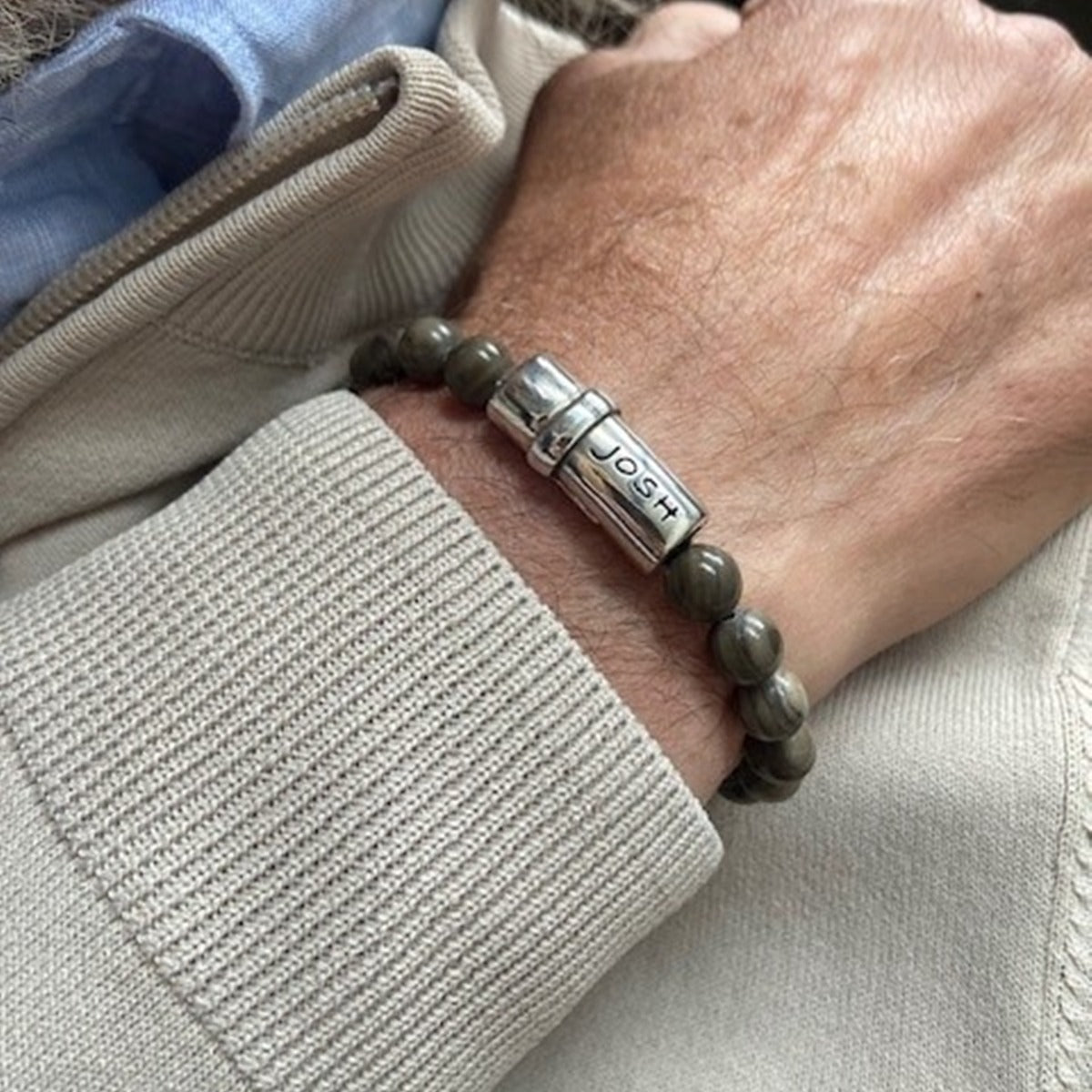 Josh Brown Bracelet 09285-BRA-S/MALACHIT/M