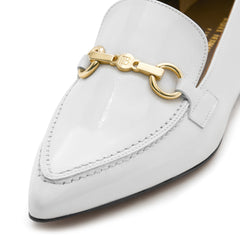 Isabel Bernard Vendôme Margaux Witte Lakleren Loafers IB51010-00-41