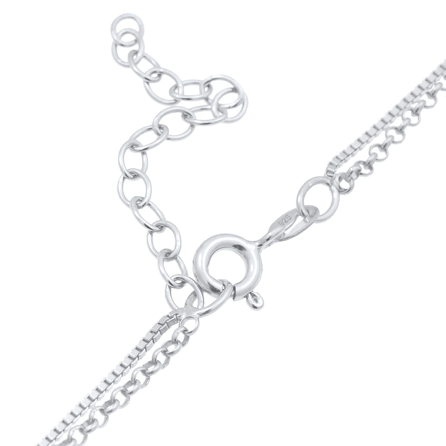 Elli 925 Sterling Silver Layered 2004-BF-0008165-001