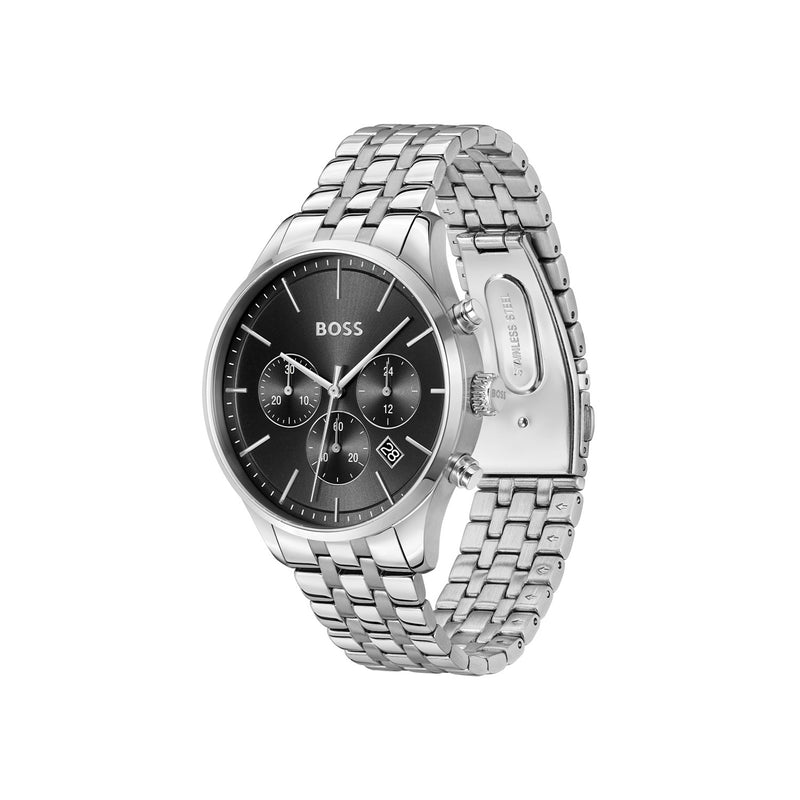 Hugo Boss AVERY Zwart Heren Horloge 2002-HB1514157-zoom-