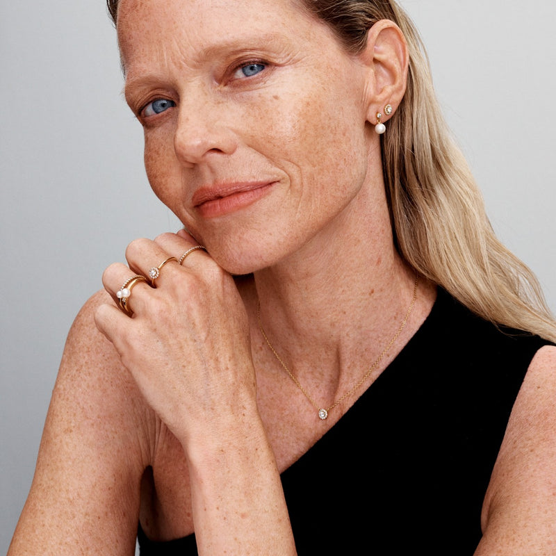 Pandora Timeless Gold Plated Ring 163554C01-54-zoom-