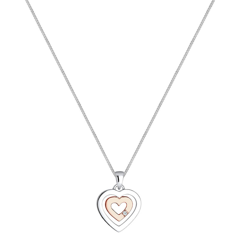 Elli 925 Sterling Silver Necklace with Diamond (0.015 ct) 2004-BF-0008016-001-zoom-
