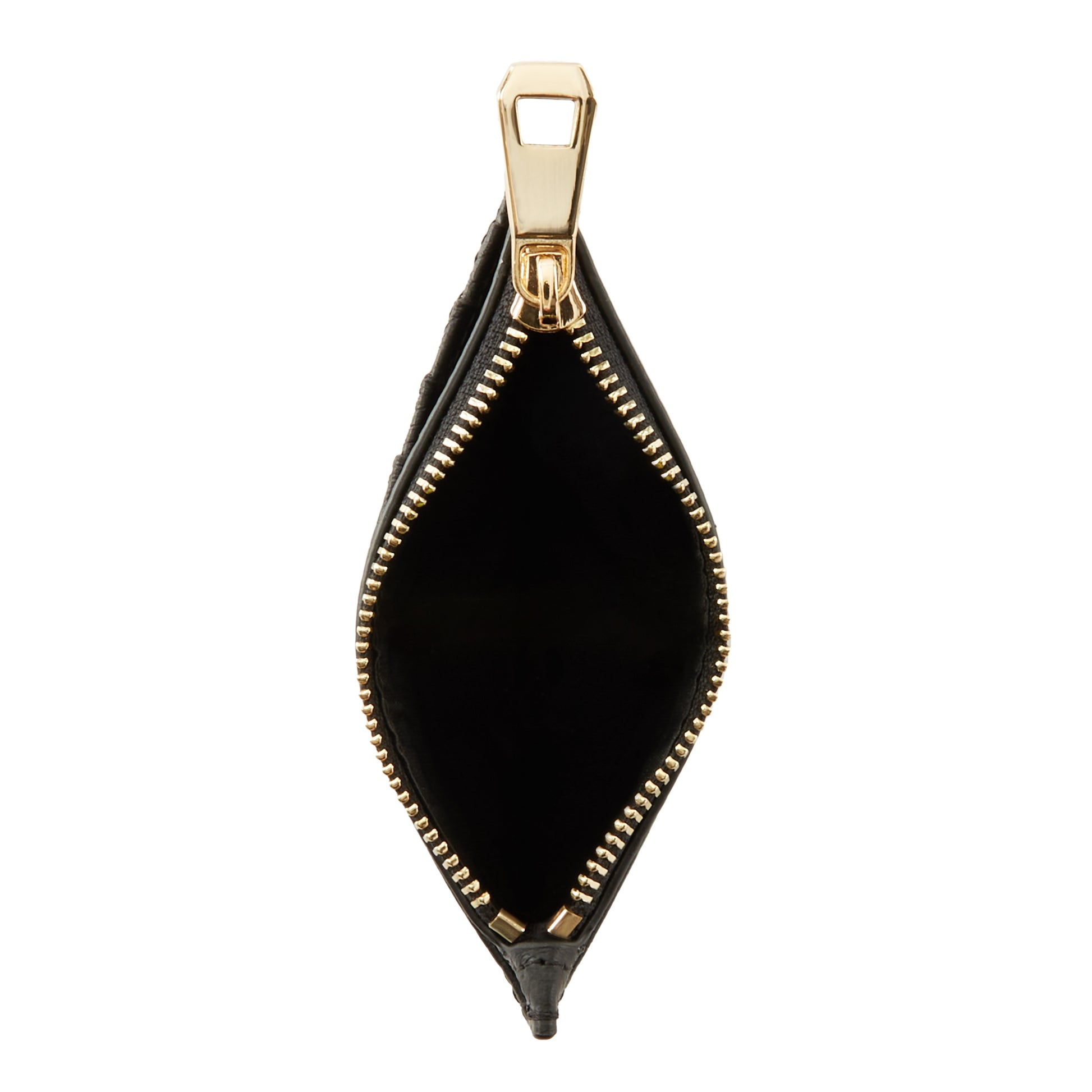 Isabel Bernard Honoré Aveline Black Leather Card Holder made of Calfskin IB27016