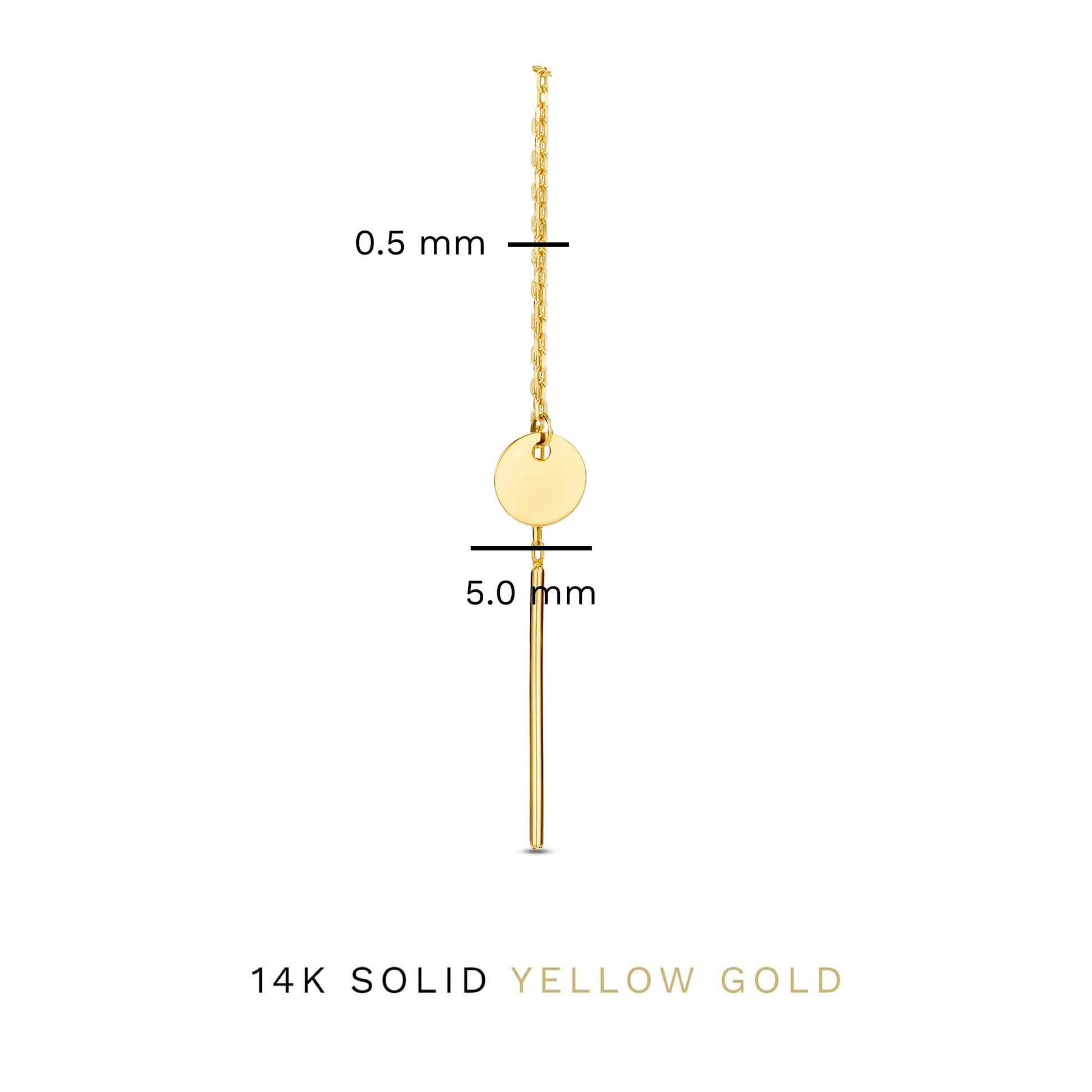 Isabel Bernard Le Marais Jeanne 14 Carat Golden Drop earrings IB360223