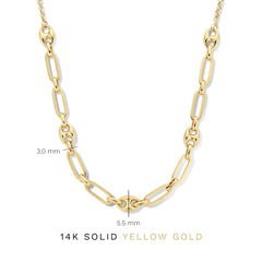 Isabel Bernard Aidee Demie 14 Carat Golden Necklace IB340117