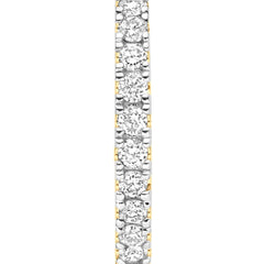 Isabel Bernard De la Paix Madeline 14 karat gold hoop earrings with diamond 0.15 carat IBD360034