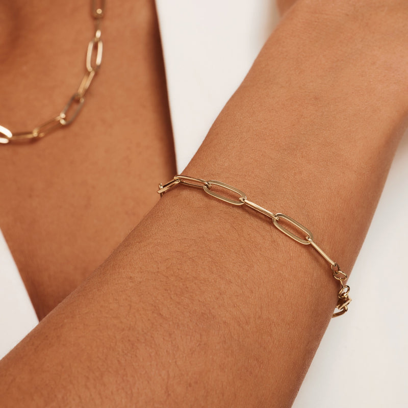 Isabel Bernard Cadeau d'Isabel 14 karaat gouden collier en armband giftset IB90170-zoom-