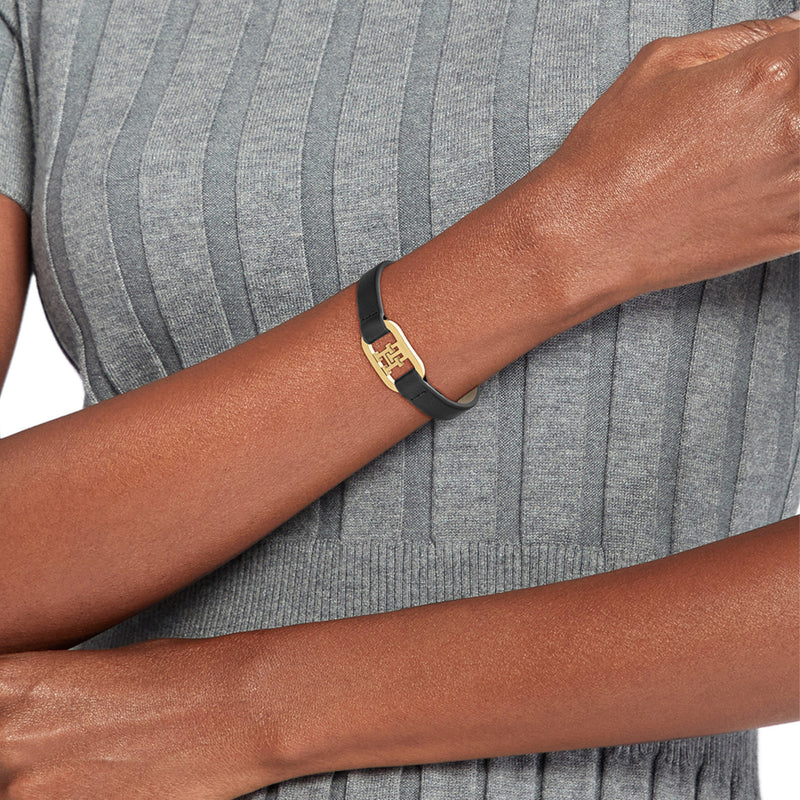 Tommy Hilfiger Jewels Zwarte Leren Armband TJ2780830-zoom-