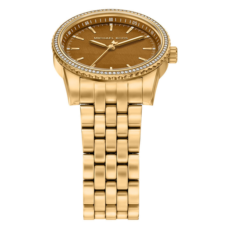 Michael Kors Bryant Round Brown Dial Watch MK7581-zoom-