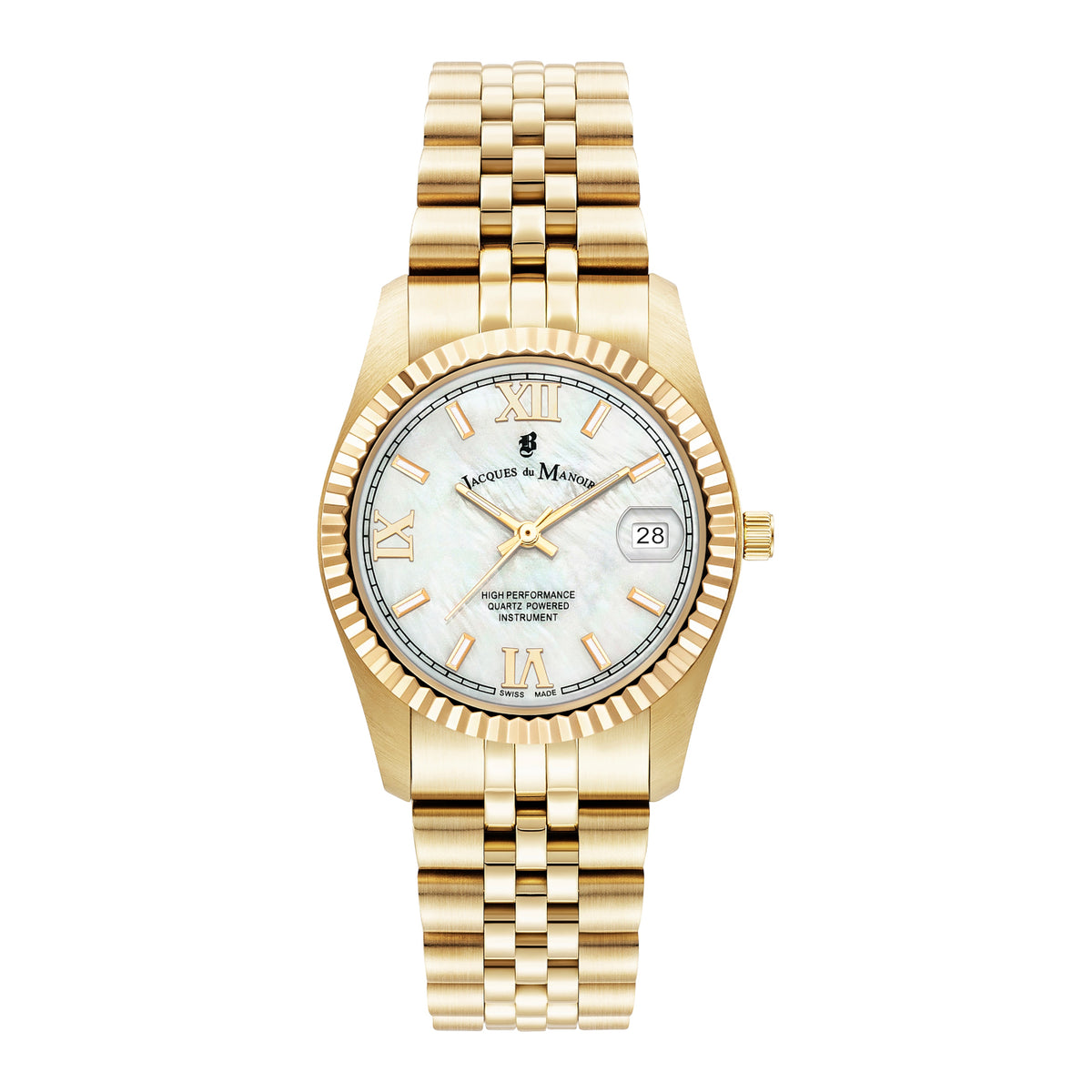 Jacques du Manoir Inspiration Prestige Gold Watch JWL01302