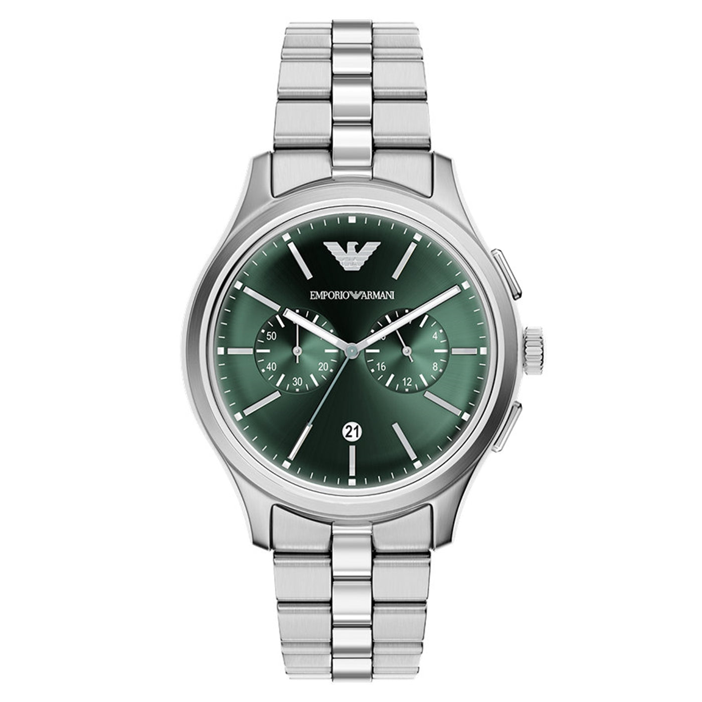Emporio Armani Round Green Dial Watch AR11746