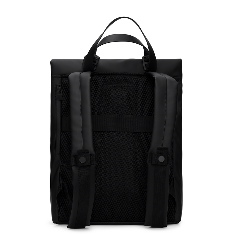 Rains Black 2 Way Tote Backpack R12940-01-zoom-