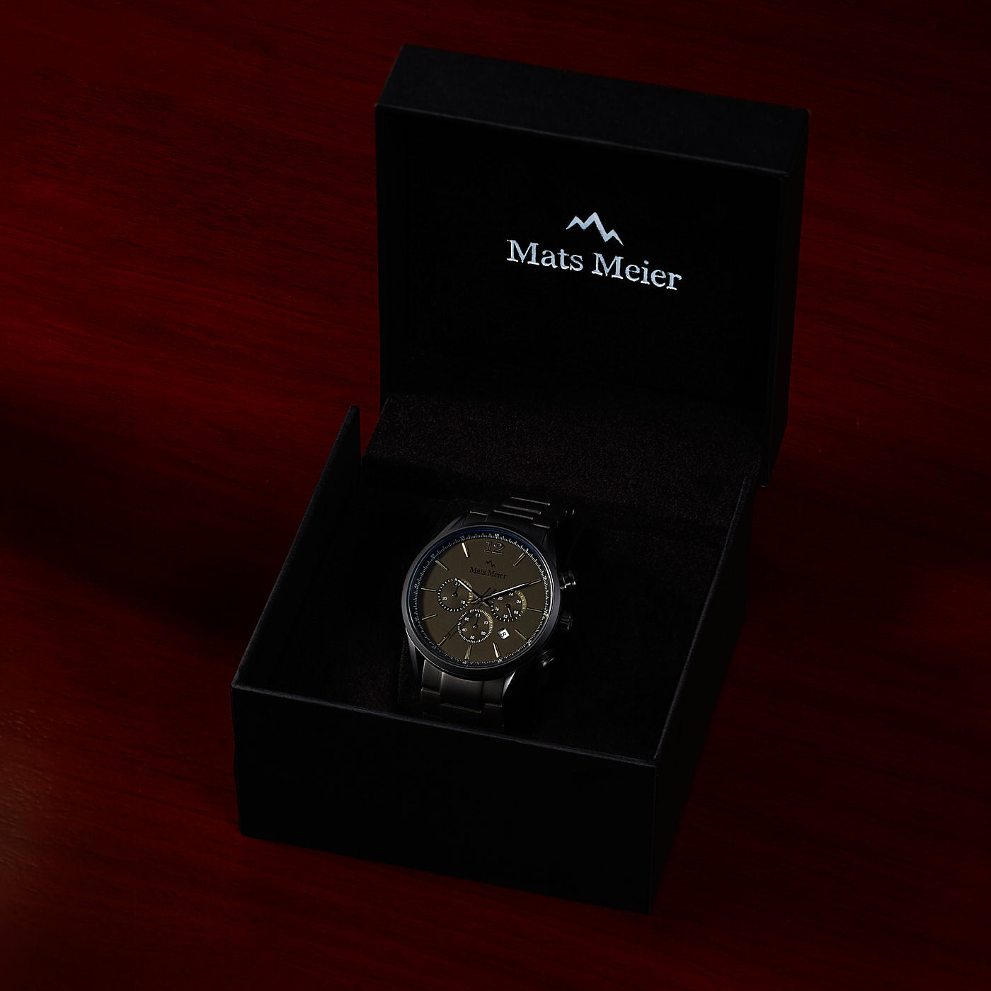 Mats Meier Grand Cornier Chrono Gunmetal Watch MM00127