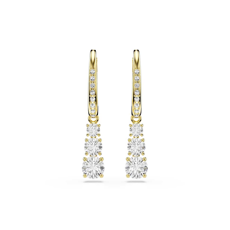 Swarovski Stilla Gold Coloured Earrings 5723300-zoom-