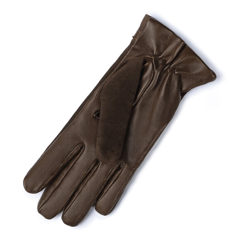 Isabel Bernard Isabel Bernard Honoré Marcelia donkerbruine suède leren handschoenen van geitenleer IB67001-131-6.5-zoom-