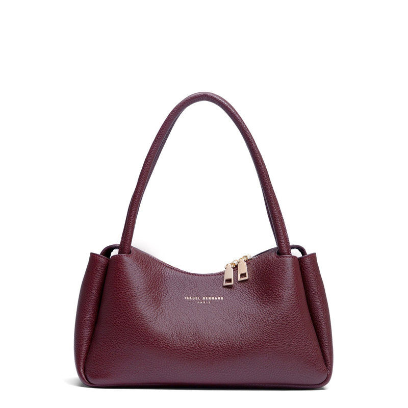 Isabel Bernard Honoré Eve Bordeax Rode Handtas Van Kalfsleer IB21133-052-zoom-