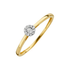 Blush Diamonds 14k Gold Ring with Diamond 1646BDI/52