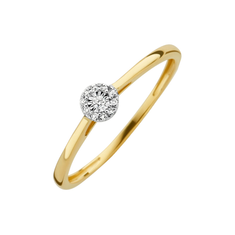 Blush Diamonds 14k Gouden Ring Met Diamant 1646BDI/52-zoom-