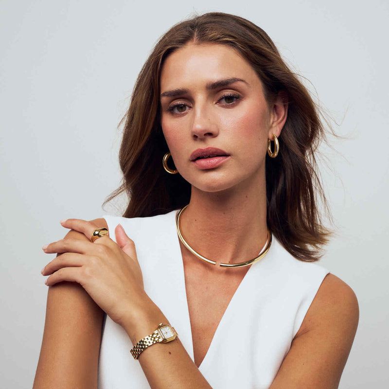 Sif Jakobs Vergulde Palermo Medio Oorbellen SJ-E2476-CZ-YG-zoom-