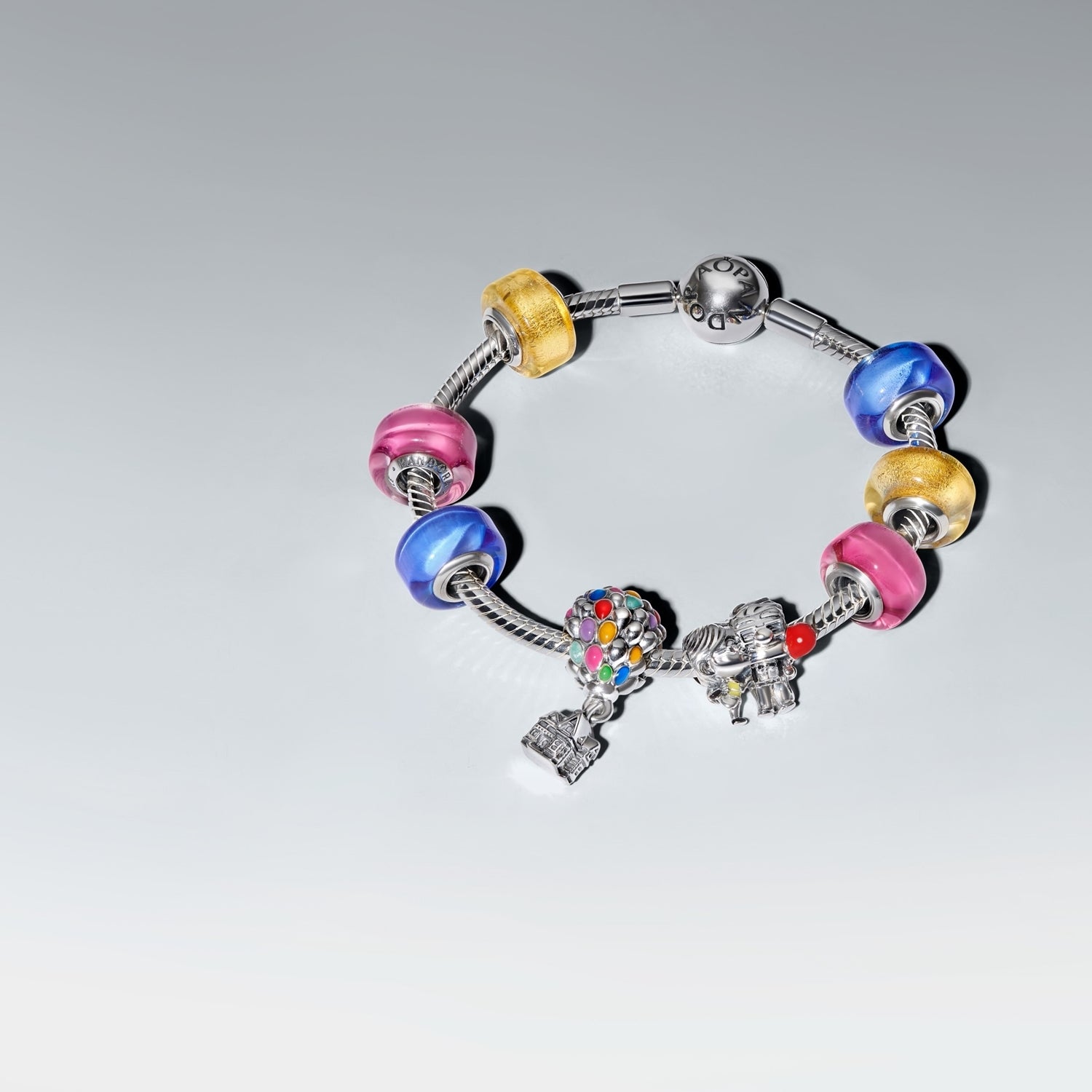 Pandora Disney 925 Sterling Silver Up Carl & Ellie Charm 793649C01