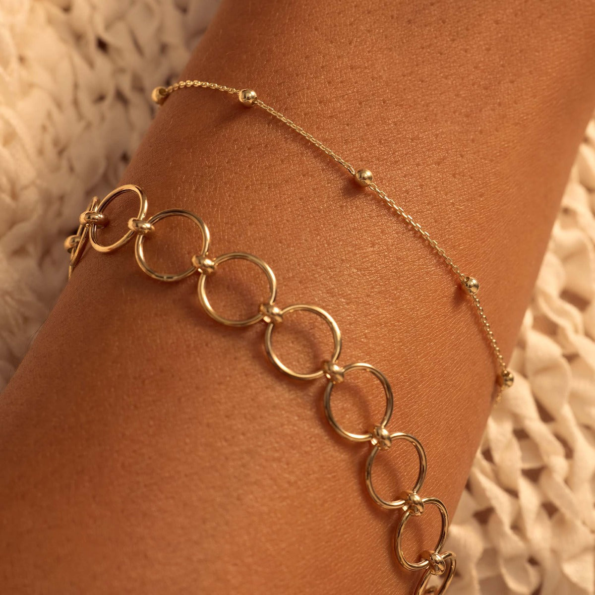 Beloro Jewels Della Spiga Dani 9 Karat Gold Bracelet BO320041