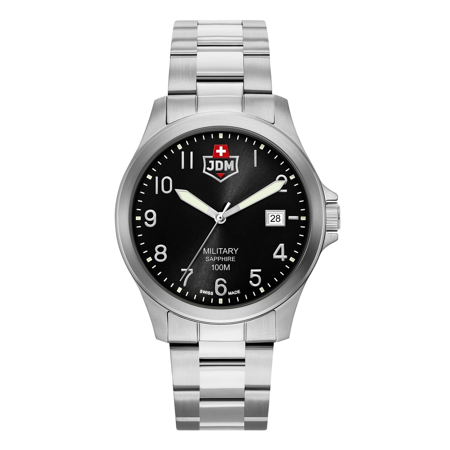 JDM Military Alpha I Black Men's Watch JDM-WG001-09