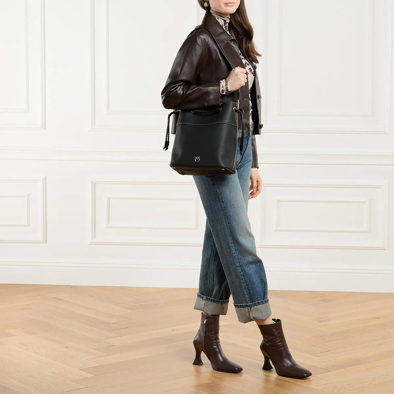Pinko Black Bucket Bag 2001-A0536929-zoom-
