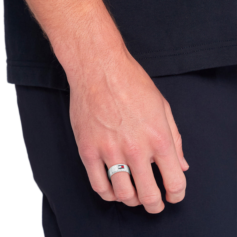 Tommy Hilfiger Stainless Steel Ring 2002-TJ2790621H-zoom-
