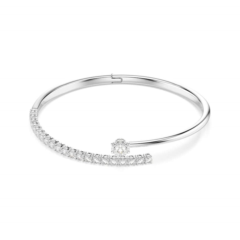 Swarovski Matrix Crash Zilverkleurige Open Armband 5753571-zoom-