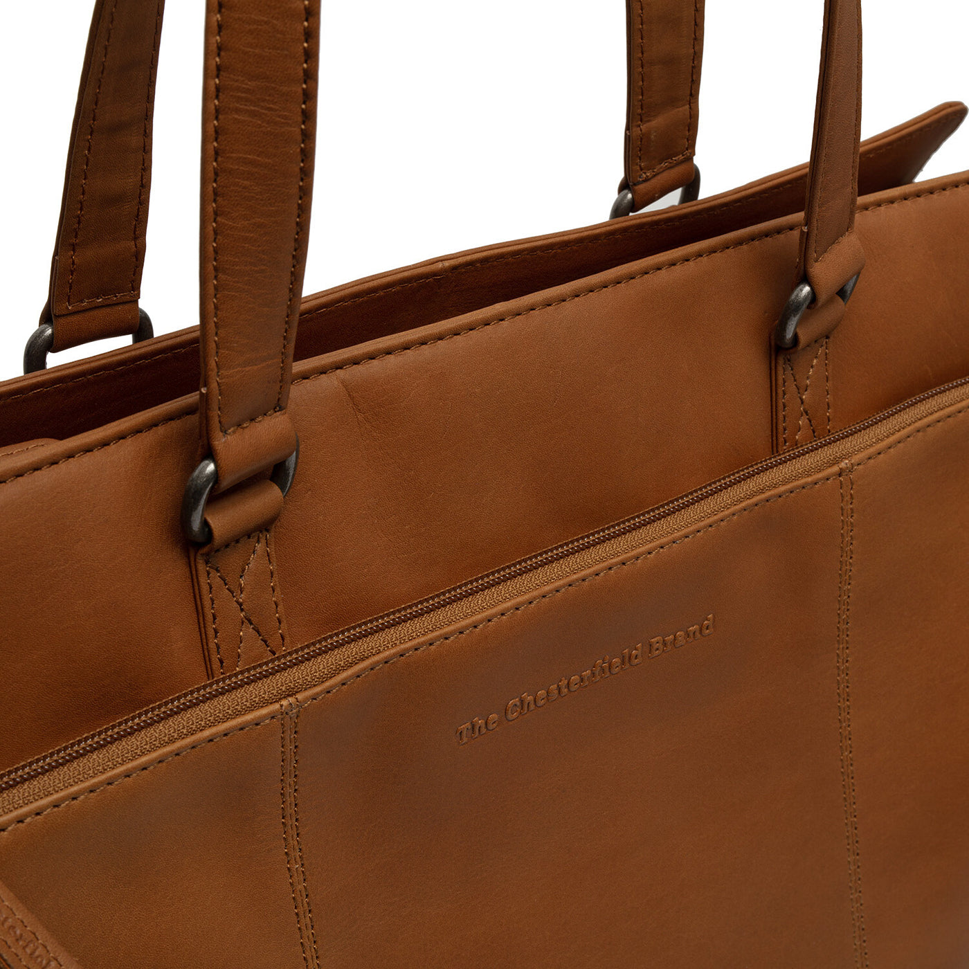 The Chesterfield Brand Fidenza Cognac Laptop Bag C38.020631