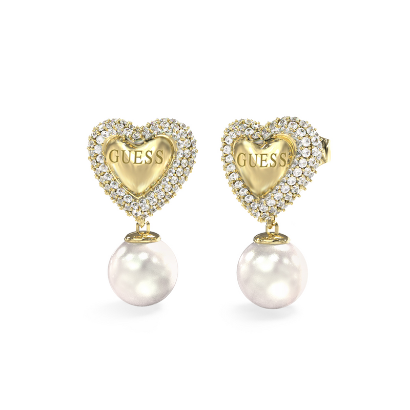 Guess Beloved Gold-coloured Earrings JUBE06006JWYGT-U-zoom-