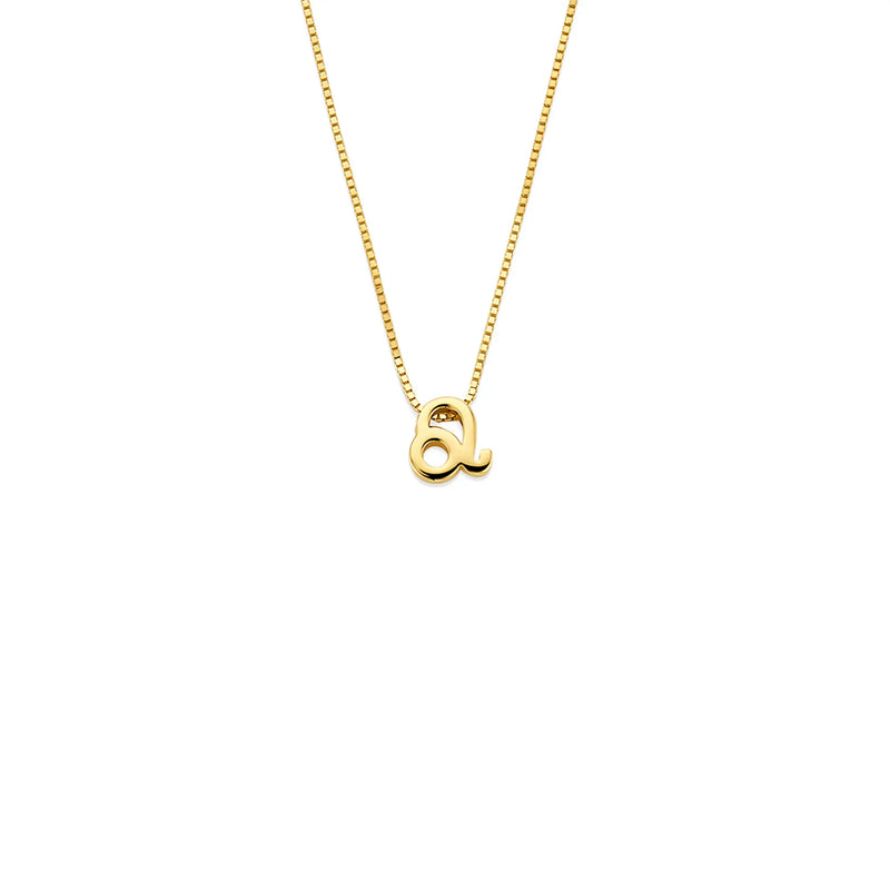 Isabel Bernard Étoiles d’Or Leo 14 Carat Gold Venetian Necklace With Horoscope IB340182-zoom-