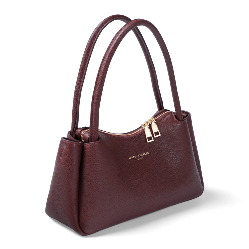 Isabel Bernard Honoré Eve Bordeax Rode Handtas Van Kalfsleer IB21133-052-zoom-