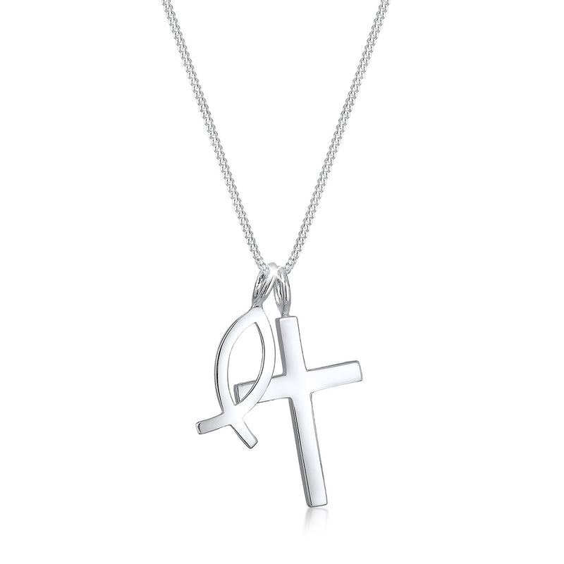 Elli 925 Sterling Silver Link Chain Necklace 2004-BF-0007705-002-zoom-